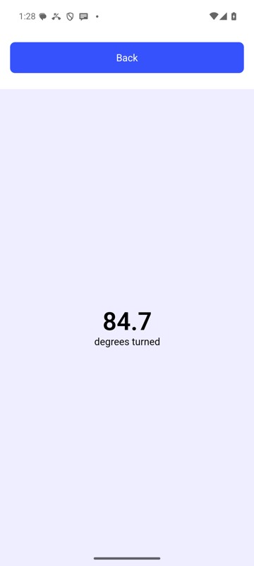 After: mobium rotate 90 on an Android 15 emulator
